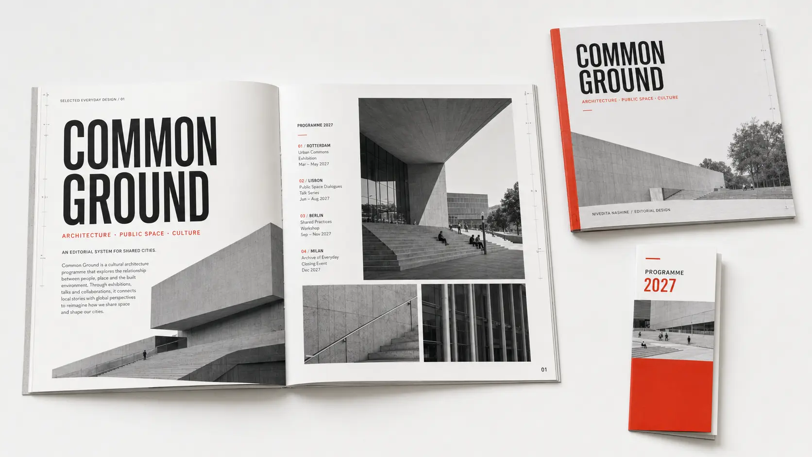 Editorial brochure — Editorial design